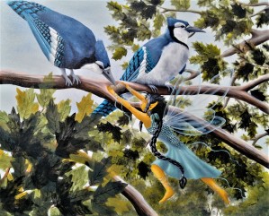 La fee et les geais bleus  